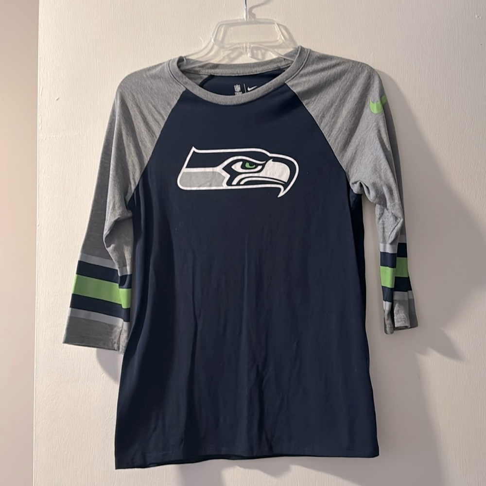 Seattle seahawks 3/4 sleeve shirt